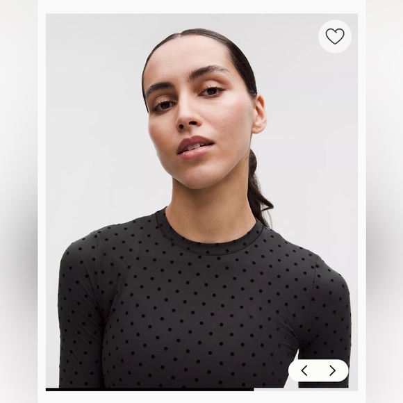 Lululemon Wundermost Nulu Crewneck Long Sleeve Shirt
Flocked NWT polka dot - Picture 8 of 8